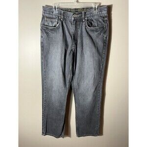 Tommy Bahama Pants Mens 36 Regular Fit Washed Black Straight Stretch Fit Jean